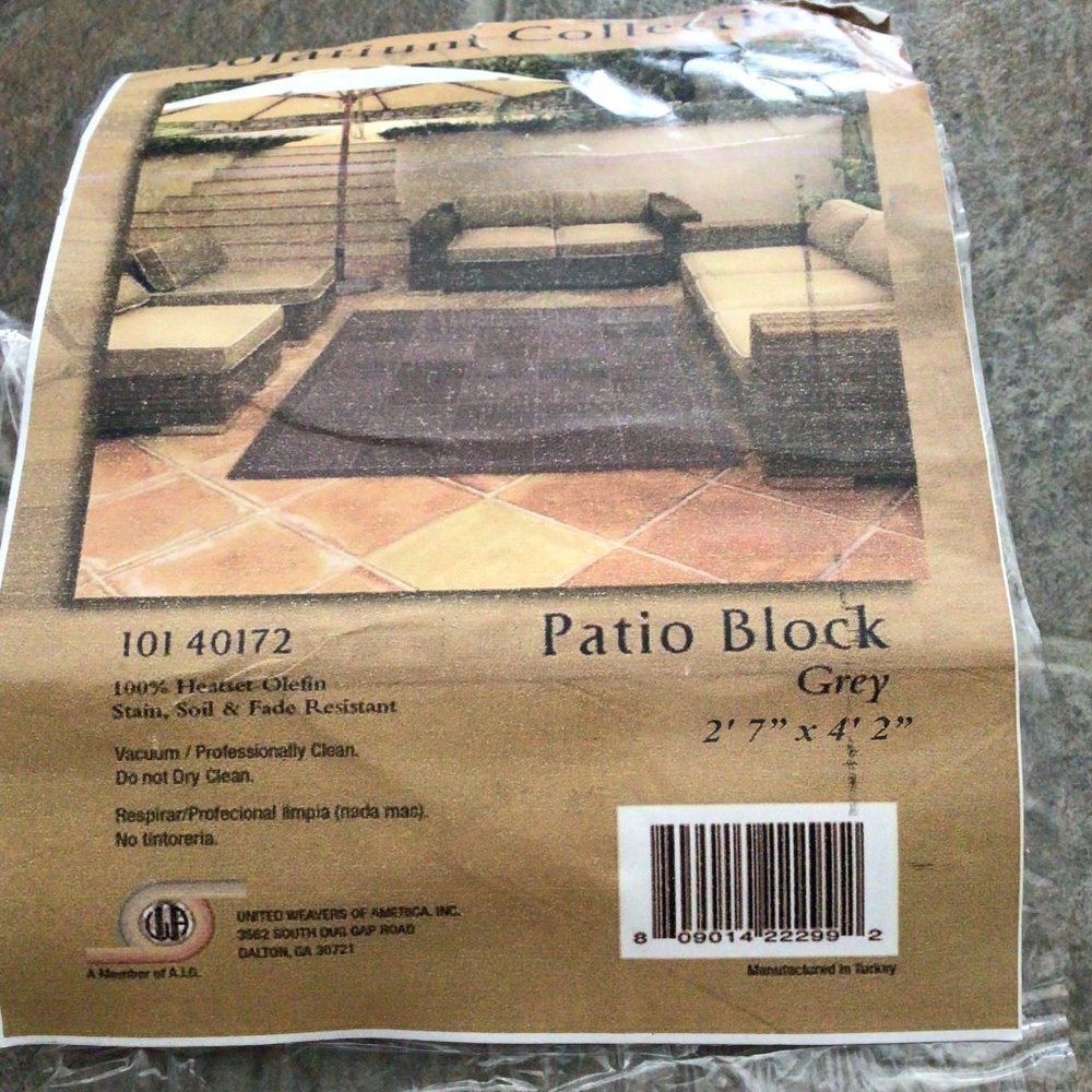 Solarium Collection Patio Indoor/Outdoor Rug NWT - Picture 6 of 7